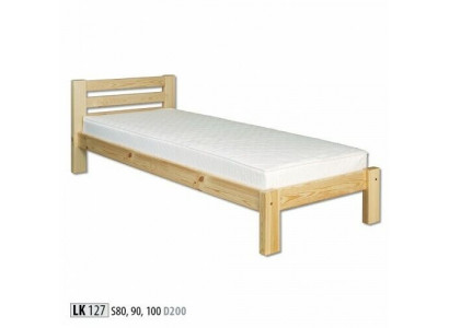 Bett Einzelbett Kieferbett Kiefer Vollholz Holzbett 100x200 Bettgestell Holz Neu