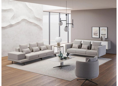 Modern Möbel Wohnzimmer Set 6tlg 2x Sofas Garnitur Luxus 2x Sessel Couchtisch
