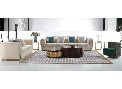 Zimmer Möbel Dreisitzer Couch Polster Neu Design Sofa Moderne Sitz Luxus Sofas