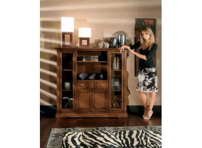 Klassische Vitrine Braun Vitrinen Glas Schrank Klassische Glasschrank
